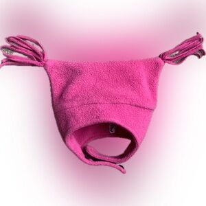 Columbia baby Fleece Winter hat Pigtail pink Hat One Size, Baby Girl 👶🏼❄️☃️